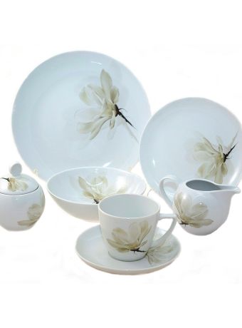 Lubiana serwis obiadowy 6/18 magnolia 6474